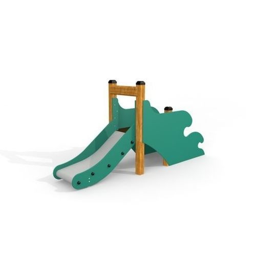 Scivolo dritto - DRAGON BACK   - Lars Laj - per parco giochi / in acciaio inossidabile