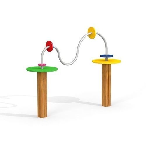 Struttura ludica per parco giochi - RINGS     - Lars Laj - in acciaio con rivestimento a polvere / in acciaio galvanizzato / in legno