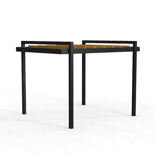 Pergola autoportante - I         - Lars Laj - in legno / in metallo / con copertura in legno
