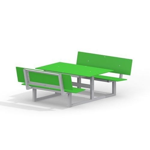 Set tavolo e panca in HPL - 14462    - Lars Laj - contemporaneo / per bambini / da esterno