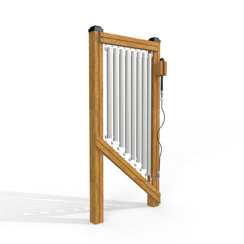 Struttura ludica musicale - TUBE BELLS   - Lars Laj - per parco giochi / in acciaio inossidabile / in legno