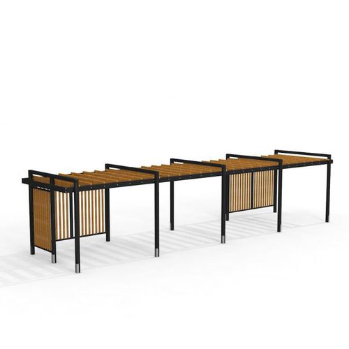 Pergola autoportante - 14900-4  - Lars Laj - in legno / in metallo / a lamelle frangisole