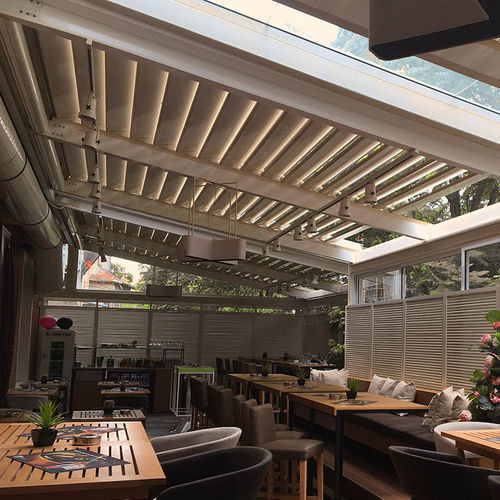 Persiana a lamelle - PITCHED SYSTEM - Designer shade solutions - a lamelle / in metallo / opaca