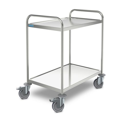 Carrello di pulizia - 0124002 - HUPFER - di servizio / per struttura sanitaria / in acciaio inossidabile