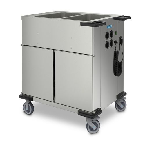 Carrello portastoviglie - 0162943 - HUPFER - per trasporto pasti / per cucina professionale / riscaldato