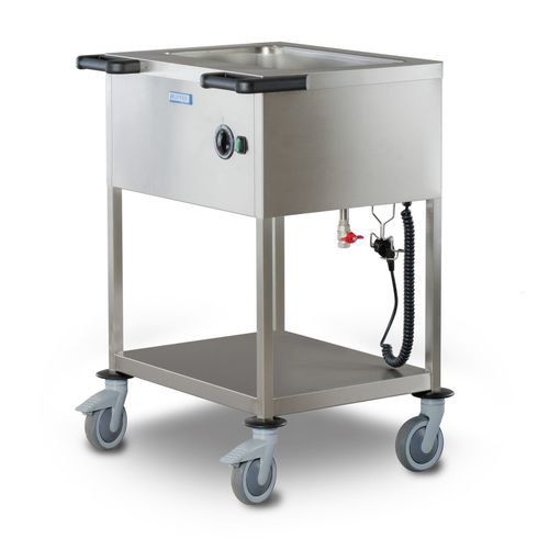 Carrello portastoviglie - 0161470 - HUPFER - per trasporto pasti / per cucina professionale / riscaldato