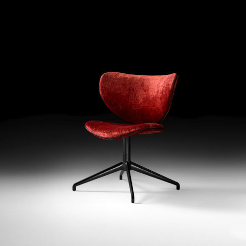 Sedia da ufficio contemporanea - Kalida - Black Tie - da interno / in tessuto / in faggio