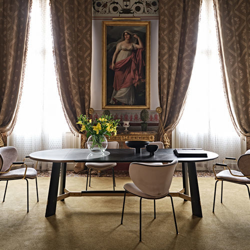 Tavolo contemporaneo - Opera - Black Tie - in noce / in frassino / in MDF