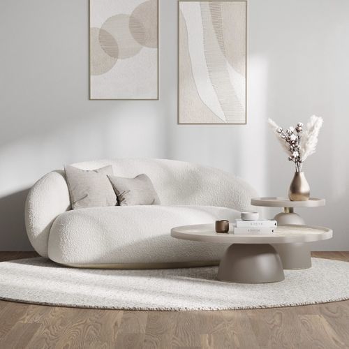 Chaise longue contemporanea - mary  - Ana Roque - in tessuto / in metallo / 2 posti
