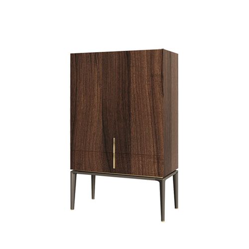 Credenza con alzata contemporanea - habana  - Ana Roque - in legno / in metallo