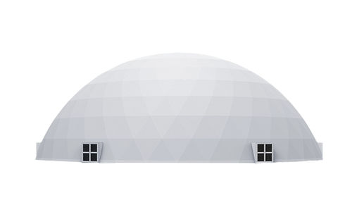 Cupola per illuminazione in acciaio - 40M - Shelter Dome - in PVC / curva / trasparente