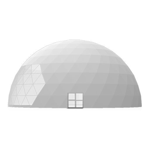 Cupola per illuminazione in acciaio - 25M - Shelter Dome - in PVC / curva / trasparente