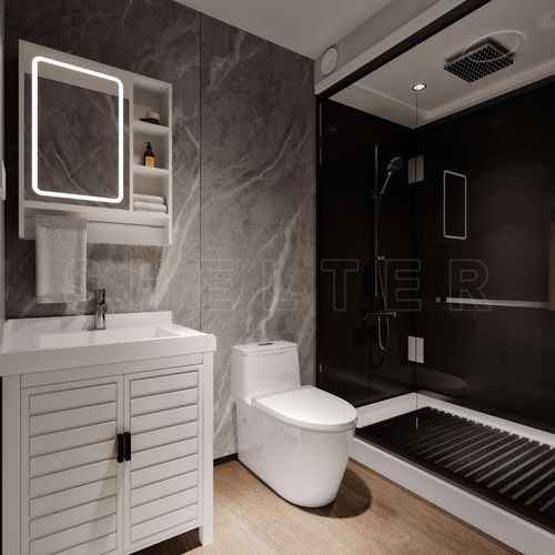 Bagno contemporaneo - Shelter Dome - in marmo / in acciaio inossidabile / in gres porcellanato