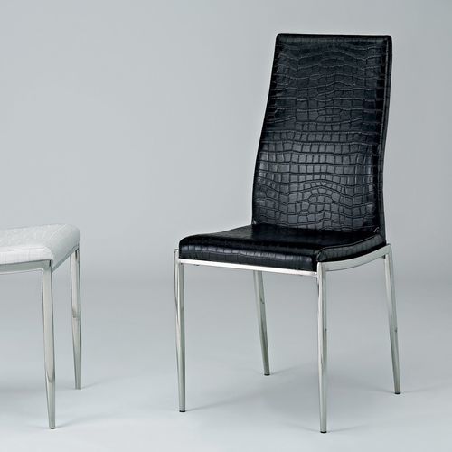 Sedia da pranzo contemporanea - CLAIRE - Stone International - da interno / in tessuto / in pelle