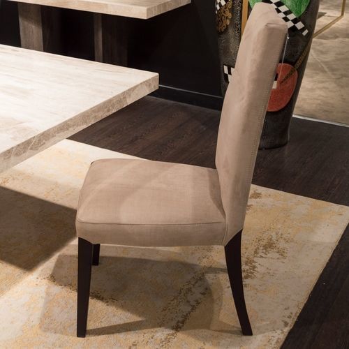 Sedia da pranzo contemporanea - CLOE - Stone International - da interno / in tessuto / in pelle