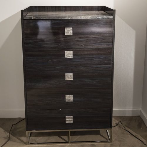 Cassettiera contemporanea - ELLIOT - Stone International - in teak / in rovere / in acciaio inossidabile