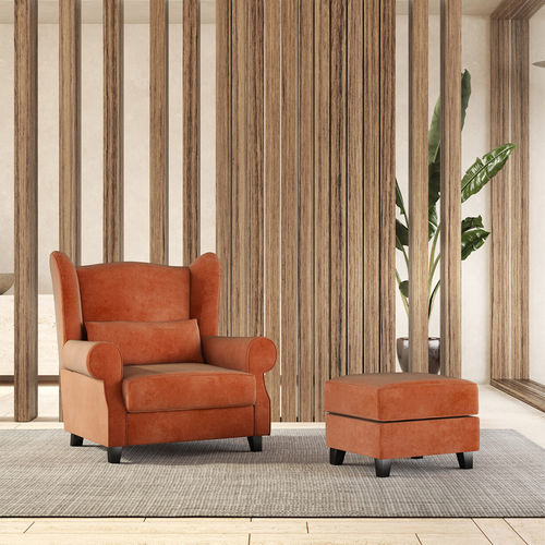 Poltrona contemporanea - DALLAS - Gems Barcelona - in tessuto / in legno / con cuscino rimovibile