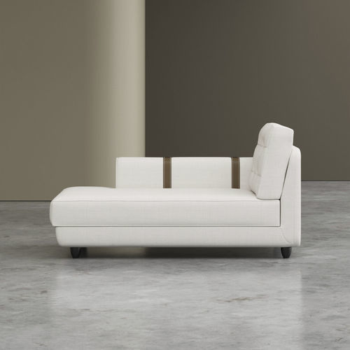 Dormeuse contemporanea - LAMBER - Gems Barcelona - in tessuto / in legno / con supporto in faggio