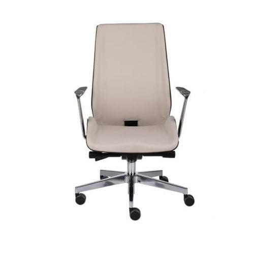 Sedia da ufficio contemporanea - Moon - ghyvan international - da interno / in tessuto / con supporto in alluminio