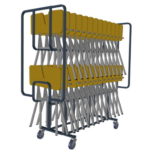 Carrello portatavoli - ghyvan international - contract / di trasporto / in acciaio