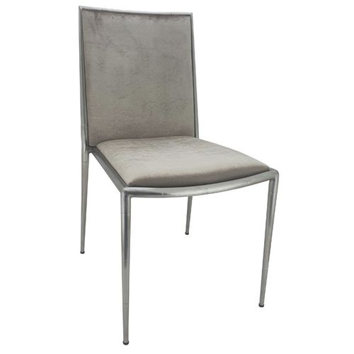 Sedia contemporanea - Frost - ghyvan international - da interno / in tessuto ignifugo / con supporto in acciaio inossidabile