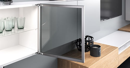 Cerniera per mobile - Tiomos H - Grass Gmbh - in alluminio / invisibile / con ammortizzatore integrato