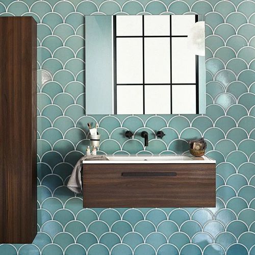 Mosaico da interno - LAGOON CRACKLE    - Amadis Fine Tiles - da bagno / da cucina / da parete