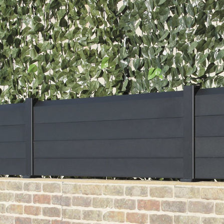 Recinzione a lamelle - Apolo Zero - Modular Signs S.L. - residenziale / in alluminio / dritta