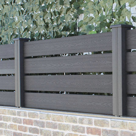Recinzione a lamelle - Nature Xtra 010-020 - Modular Signs S.L. - residenziale / in WPC / dritta