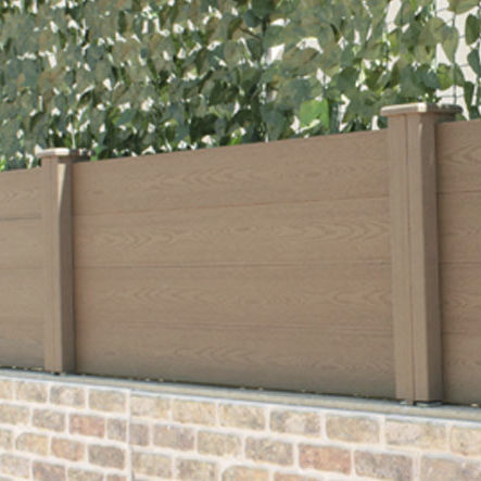 Recinzione a lamelle - Nature Xtra Zero - Modular Signs S.L. - residenziale / in WPC / dritta