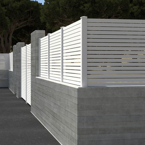 Recinzione a lamelle - Hermes - Modular Signs S.L. - residenziale / in PVC / dritta