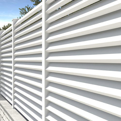 Recinzione a lamelle - Cerbero - Modular Signs S.L. - residenziale / in PVC / dritta