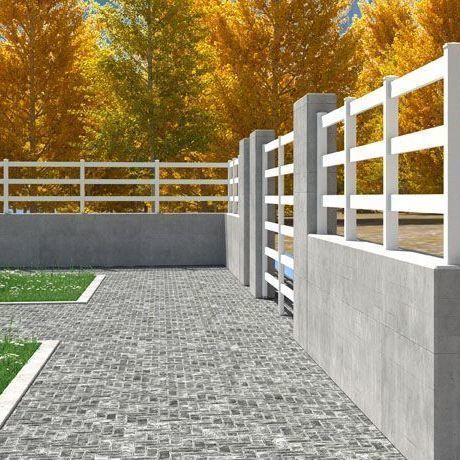 Recinzione a pannello - AQUILES 250 - Dlimity - da giardino / residenziale / professionale