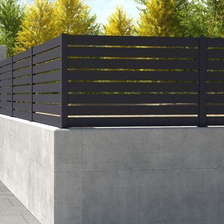 Recinzione a lamelle - HORIZON 020 - Dlimity - da giardino / residenziale / professionale