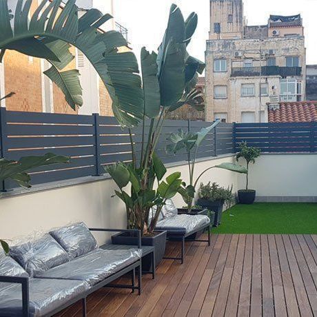 Recinzione a lamelle - HORIZON 010 - Dlimity - da giardino / residenziale / professionale