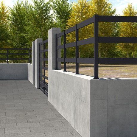 Recinzione a pannelli - HORIZON 250 - Dlimity - da giardino / residenziale / professionale