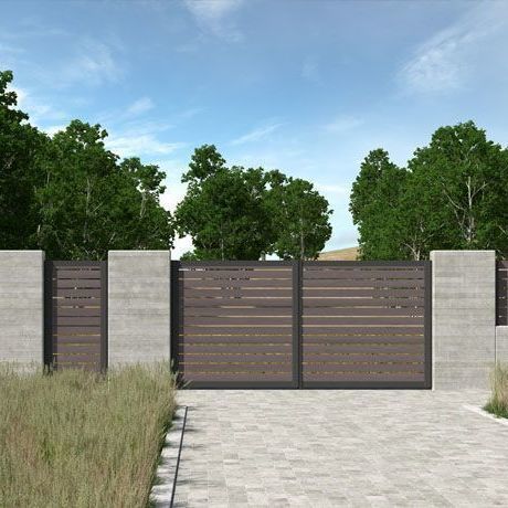 Recinzione a lamelle - NATURE 020 - Dlimity - da giardino / residenziale / professionale
