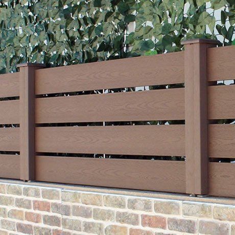 Recinzione in noce - NATURE XTRA 020 - Dlimity - a pannello / a lamelle / da giardino