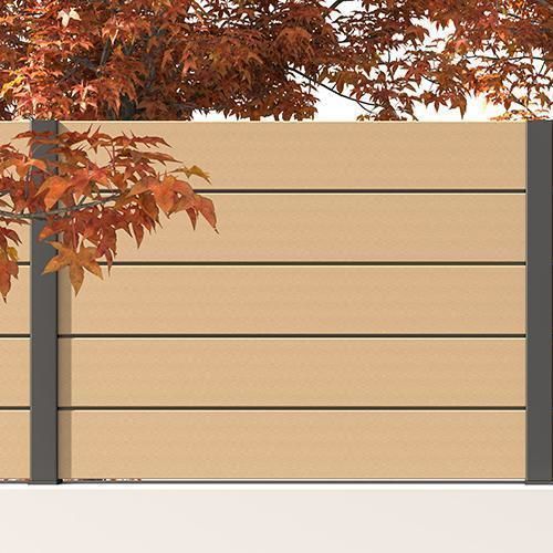 Recinzione a pannello - ANETO - Dlimity - a lamelle / da giardino / residenziale
