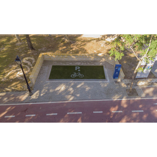 Rastrelliera per biciclette interrata - UNDERGROUND - Novality - in materiale riciclabile / a scomparsa / con sistema di sicurezza