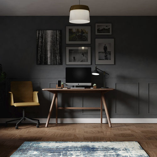 Scrivania da terra - VANTAGE - WILLIAM HANDS - minimalista / in rovere / dritta