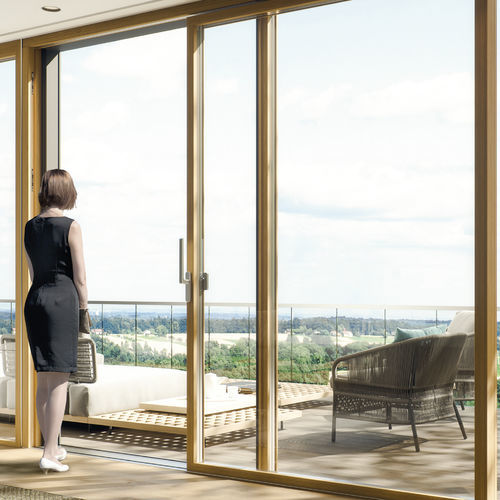 Sistema scorrevole in alluminio - InfinityView - Maco Mayer & Co Beschläge GmbH - per porta / per uso residenziale