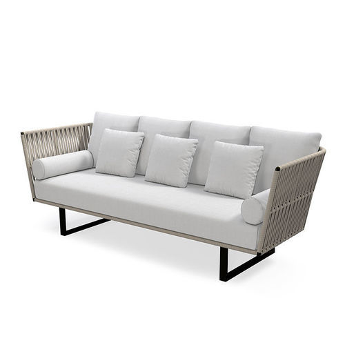 Divano contemporaneo - SIENNA CANASTA - G&G Italia Designer Furniture - da esterno / in tessuto / in espanso