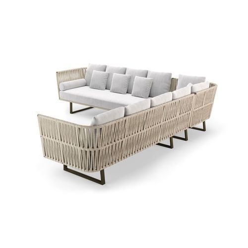 Divano modulare - SIENNA CANASTA - G&G Italia Designer Furniture - contemporaneo / da esterno / in tessuto