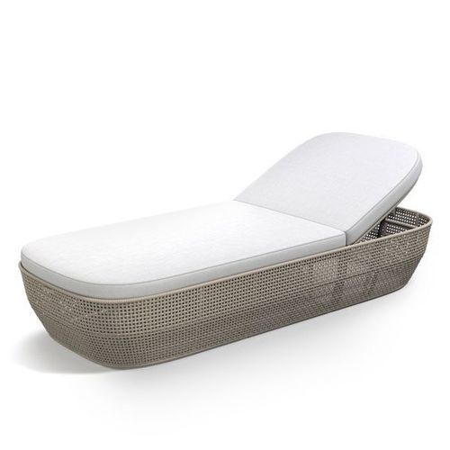 Lettino prendisole contemporaneo - COMO  - G&G Italia Designer Furniture - in tessuto / in corda / in alluminio