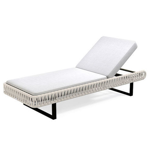 Lettino prendisole contemporaneo - SIENNA CANASTA - G&G Italia Designer Furniture - in tessuto / in corda / in alluminio