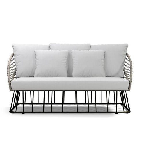 Divano contemporaneo - KARIMUN - G&G Italia Designer Furniture - per esterni / in alluminio termolaccato / in tessuto