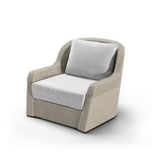 Poltrona in schiuma di poliuretano - COMO - G&G Italia Designer Furniture - in tessuto / in alluminio / in alluminio