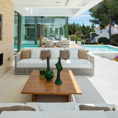 Divano contemporaneo - LENNY - G&G Italia Designer Furniture - per esterni / da giardino / per piscina