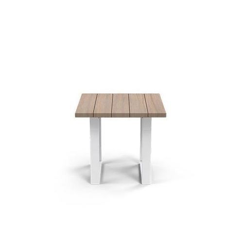 Tavolo d'appoggio moderno - SIENNA - G&G Italia Designer Furniture - in alluminio / in schiuma di poliuretano / in teak